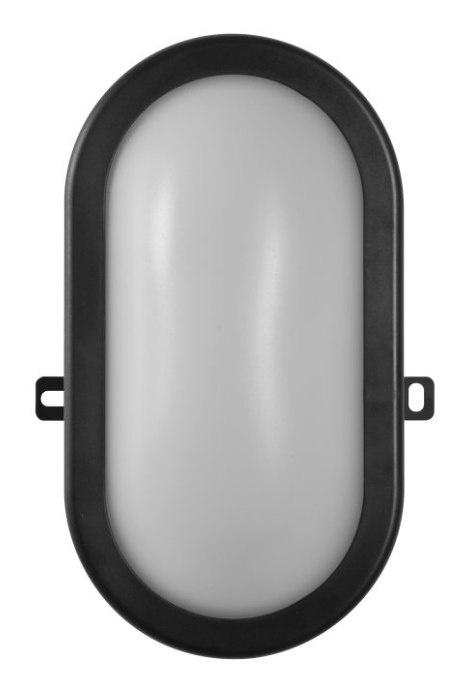 Kinkiet kanałowa IP54 LED 8W 600 lumen czarna lampa ogrodowa piwnica