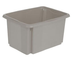 Pojemnik pudełko szary MAGS 15 l pokrywka 38 x 28 x 20 cm