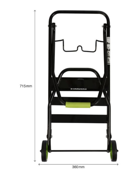 Wózek BOLT 30kg bagażowy składany lekki 92cm stalowy