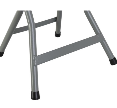 Taboret składany TWIN tworzywo HDPE białe