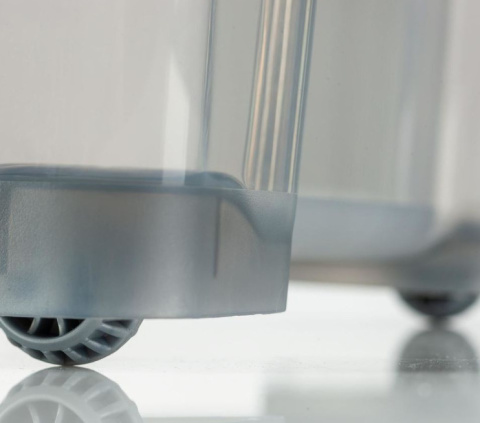 Pojemnik plastikowy 65L pokrywa kółka HARD żywność szczelna