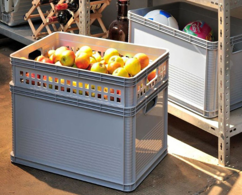 Pokrywa do Pojemnik plastikowy 20L skrzynka BLACK trwała