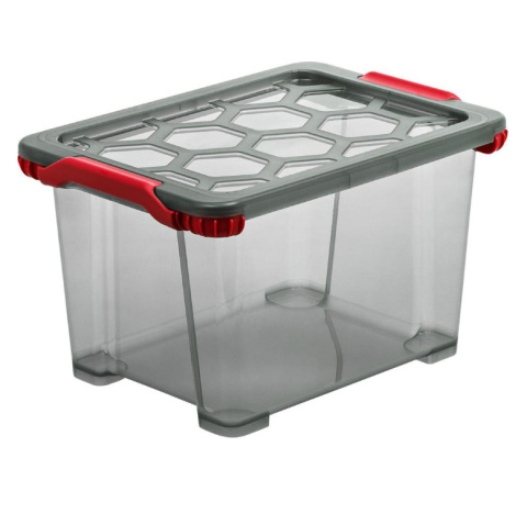 Pojemnik plastikowy 15L pokrywa HARD żywność szczelna