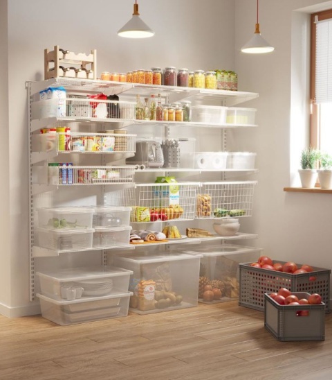 Pokrywa do Pojemnik plastikowy 64L skrzynka Grey trwała