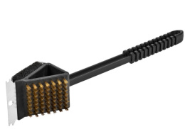 Szczotka skrobak gąbka grill ruszt czyszczenia 36cm