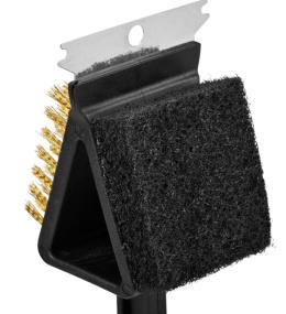 Szczotka skrobak gąbka grill ruszt czyszczenia 36cm