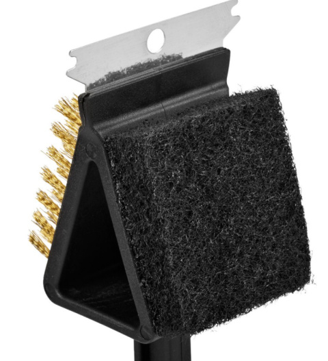 Szczotka skrobak gąbka grill ruszt czyszczenia 36cm