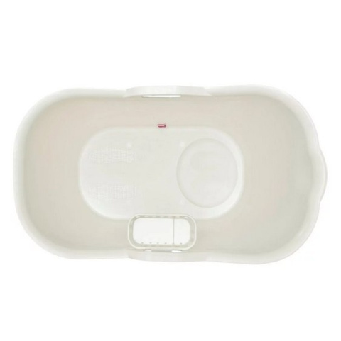 Biała wanna przenośna 200L do domku ze spustem wytrzymała