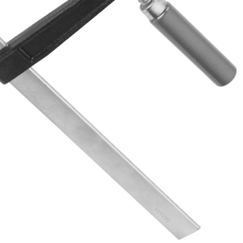 Ścisk śrubowy roz 200mm szer 120mm mocny stolarz majster