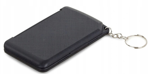 Kalkulator kieszonowy 8 cyfr brelok otwierana przykrywka zasilanie baterie