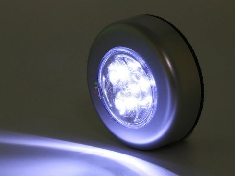 LAMPKA 3 LED SAMOPRZYLEPNA BATERIE DOTYKOWA   