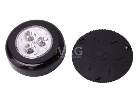 LAMPKA 3 LED SAMOPRZYLEPNA BATERIE DOTYKOWA   