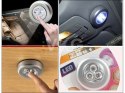LAMPKA 3 LED SAMOPRZYLEPNA BATERIE DOTYKOWA   
