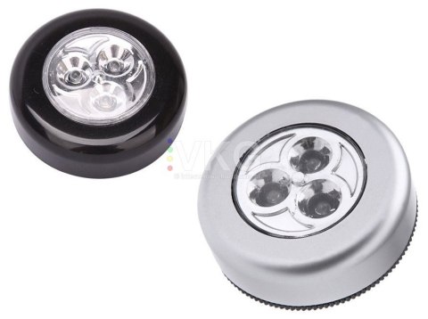 LAMPKA 3 LED SAMOPRZYLEPNA BATERIE DOTYKOWA   