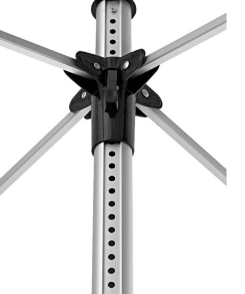 Stojąca suszarka ogrodowa 60m 190cm aluminium lekka