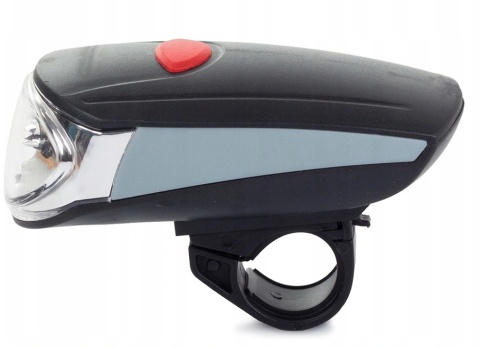 Zestaw lamp rowerowych LED przód tył 3xAA lampki rower 5W