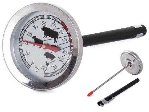 TERMOMETR pieczenie WĘDZARNIA miesa do 120 stopni sonda