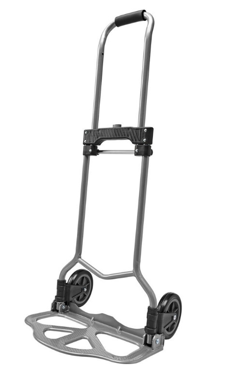 Wózek transportowy z rączką do 60kg koła składany wygodny