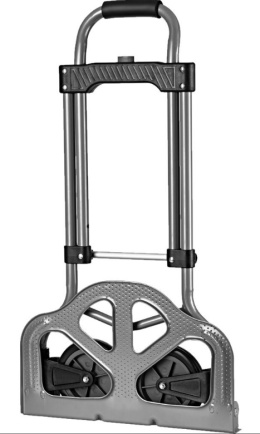 Wózek transportowy z rączką do 60kg koła składany wygodny