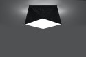 Lampa sufitowa plafon HEXA 25 czarny design domowy