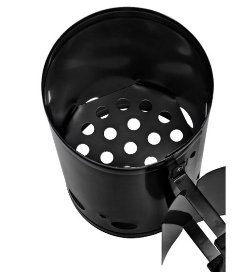 CZARNY STYLOWY KOMIN do bykietów rolzpal łatwo grill