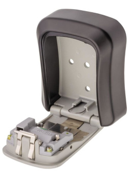 Skrzynka klucze szyfr kod pin szara bezpieczeństwo kluczy