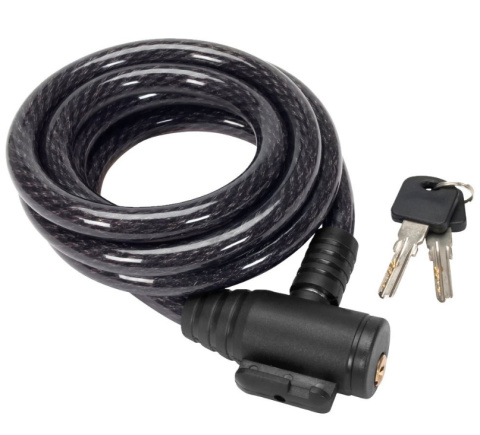 Zapięcie linkowe 180cm 12mm roweru skutera qada mocne