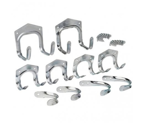 Wieszaki uchwyt sprzęt 10szt zestaw przykręcane