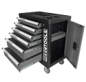 Szafka narzędziowa BQ kółkach zamek 6 szuflad 167 narzedzia
