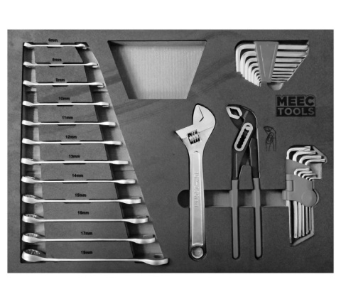 Szafka narzędziowa BQ kółkach zamek 6 szuflad 167 narzedzia