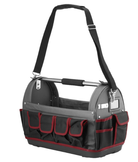 Torba narzędziowa twarde dno 49cm rączka uchwyt alu rzepy schowki 