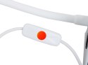Klipsowa lampka biurkowa na bbiurko oświetlenie biuro LED