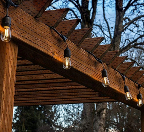 Girlanda LED BULB 10 lamp 5,5m 3xAAA IP44 łańcuch świetlny