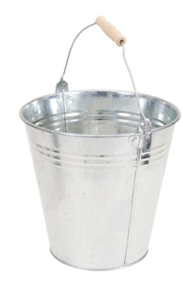 Wiadro ocynk 10l Retro 28cm 27cm ogród donica osłonka