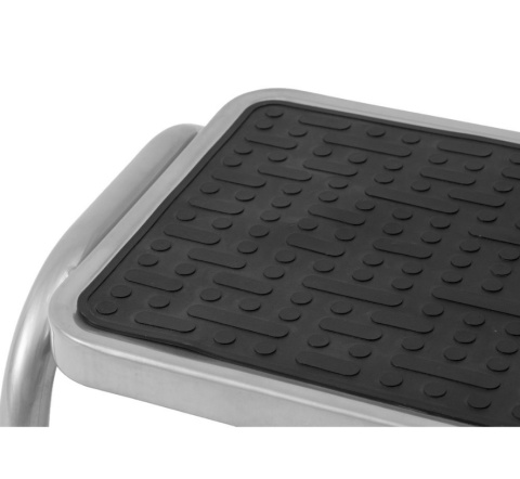 Taboret roboczy stal 150kg guma podest atest