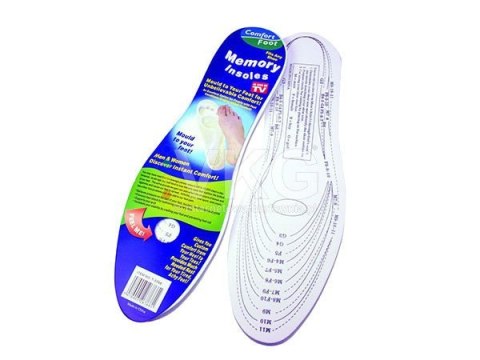 WKŁADKI DO BUTÓW PIANKOWE Z PAMIĘCIĄ ORTOPEDYCZNE