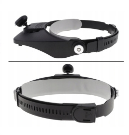 MOCNY LED 3,5x LUPA nakładana na głowę dopasowana