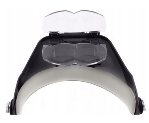 MOCNY LED 3,5x LUPA nakładana na głowę dopasowana