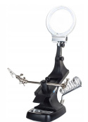 ZESTAW Lupa Led z trzymakiem trzecia ręka precyzja wygoda