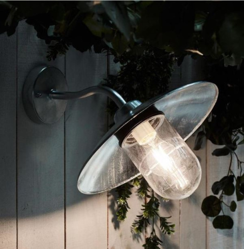 Lampa ścienna kinkiet Ronny IP54 stal ocynkowana