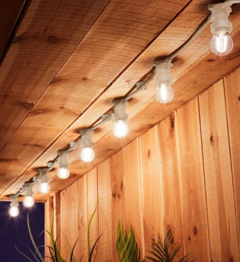 Girlanda ogrodowa Sekwoya 5m taras balkon 10 biała