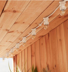 Girlanda ogrodowa Sekwoya 5m taras balkon 10 biała