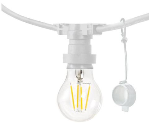 Girlanda ogrodowa Sekwoya 5m taras balkon 10 biała