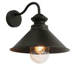 Lampa ścienna kinkiet Rust IP44 black czarna loft