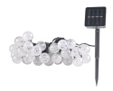Lampa solarna Balls czujnik zmierzchu świeci 6h łańcuch