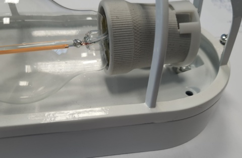 Lampa ALU LOFT biała kinkiet bez szkła LED 470lm