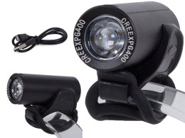 LAMPKA ROWEROWA PRZEDNIA LATARKA DIODA LED LAMPA