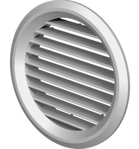 Kratka wentylacyjna śr.125mm biała