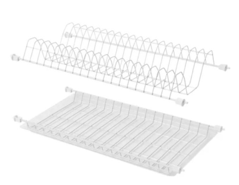 Suszarka naczyń do zabudowy 12,5x56,5x25 el. mocujące metal