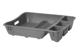 Suszarka naczyń nablatowa 45x36 tworzywo sztuczne szara